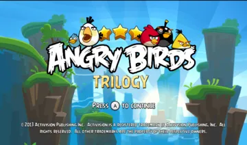 Angry Birds Trilogy screen shot title